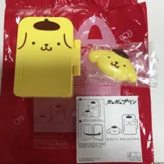 ハッピーセット　ポムポムプリン　まぐねっと＆こものいれ