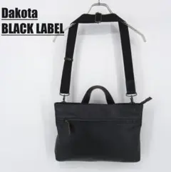 ダコタ ブラックレーベル レザーショルダーバッグ ブラックのサムネイル