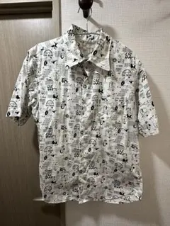【40ct&525】プリントシャツ サイズ4 タケオキクチ