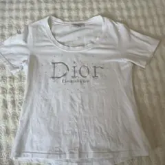 Christian Dior ドット柄 半袖トップス Christian Dior ドット柄 半袖トップス - メルカリ
