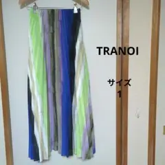 TRANOI プリーツスカート ロングスカート マルチカラー トラノイ ヤマダヤのサムネイル
