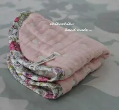 ハンドメイド　ハンカチ ６重ガーゼ fuwara SAKURA ピンクK