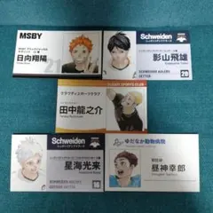 ハイキュー!!　ファンパーク　名刺カード