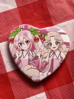 ひみつのアイプリ ハート缶バッジ 初音ミクコラボ 桜ミク タマキ コーデ