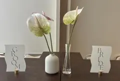 結婚式　ウエディング　受付サイン　ペーパーアイテム（ペーパースタンド込み）