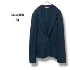【GLACIER】ストレッチテーラードジャケット　ネイビー　入学式　セレモニー
