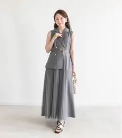 RANDA ジャケットライクワンピース