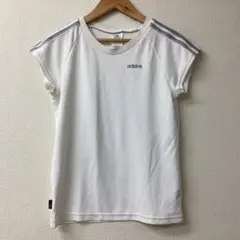 J2379 adidas ホワイト ショートスリーブ Tシャツ　L