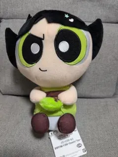 パワーパフガールズ おすわりぬいぐるみ バターカップ