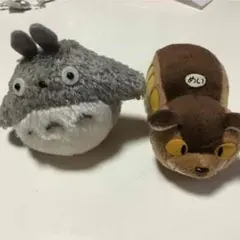 トトロと猫バスのぬいぐるみセット(小）