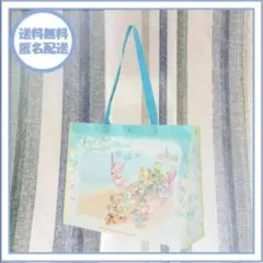 ダッフィー＆フレンズ　ファインド・ユア・ビューティフルブルー　ショッピングバッグ