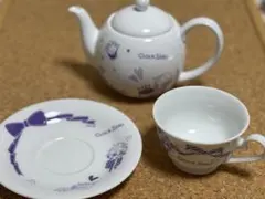 【CLOCK ZERO】ティーカップセット　グラスキャンドル　クロックゼロ　CZ