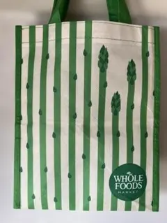Whole Foods Market アスパラガス柄エコバッグ