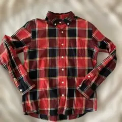 BEAMS チェック柄 コットンシャツ S