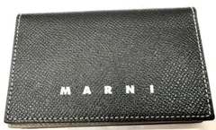 新品未使用 MARNI マルニ カードケース 本革 黒