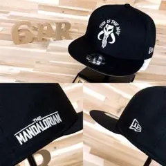 激レア【ニューエラ×スターウォーズ】限定コラボ マンダロリアン キャップ 黒×白