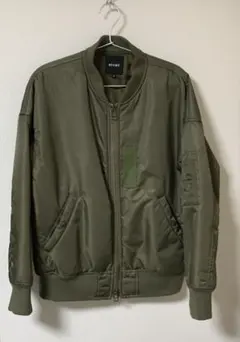 BEAMS MA-1ジャケット オリーブ カーキ