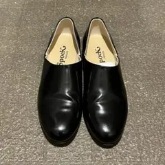 【美品】25.0cm HARUTA スポックシューズ 黒