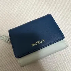 MURUA ネイビー 三つ折り財布のサムネイル