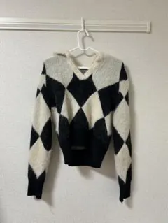 ダイヤモンド模様 Vネックセーター 韓国