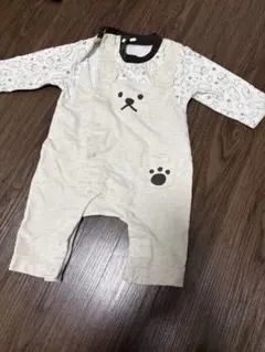 クマプリントロンパース 70cm