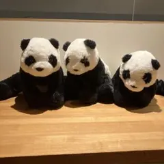 パンダ ぬいぐるみ 3体セットのサムネイル