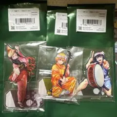 鬼滅の刃 阿波踊りアクリルスタンド 竈門禰豆子 我妻善逸 嘴平伊之助