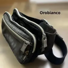 Orobianco オルビアンコ　ボディバッグ ウエストポーチ レザー　ブラウンのサムネイル