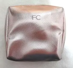 FC ロゴ入り メタリックピンク ポーチのサムネイル