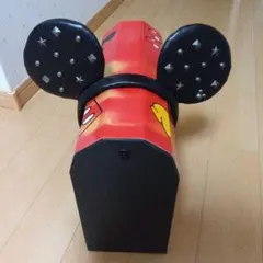 ミッキー耳スタッズ付きカチューシャ＆カチューシャホルダー2点セット