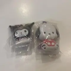 サンリオキャラクターズ ふわふわフロッキーマスコット クロミ ポチャッコ