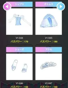 アイプリバース おとぎばなしシンデレラ フルコーデ