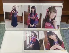 乃木坂46 斎藤飛鳥　生写真　ハルジオンが咲く頃　5種コンプ　直筆サイン入り 齋藤飛鳥 ハルジオンが咲く頃 5種コンプ 生写真 乃木坂46