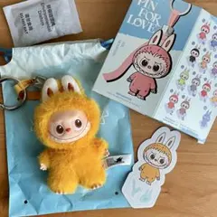 ラブブ LABUBU ミニラブブ PIN FOR LOVE イニシャル Y