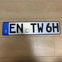 【中古】ユーロナンバー ライセンスプレート　前後セット 2026年最新】ユーロナンバープレートの人気アイテム - メルカリ