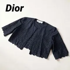 超希少！ Dior ディオール ノーカラー ショート ジャケット レースのサムネイル
