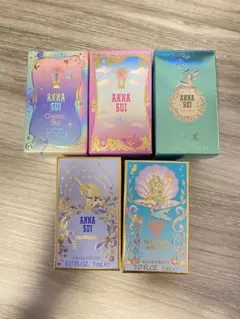 【新品】 アナスイ ミニ 香水 ミニチュア ANNA SUI 5箱セット