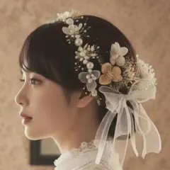 パールヘッドドレス　２０点　成人式　振袖　髪飾り　卒業式　袴　結婚式　リボン