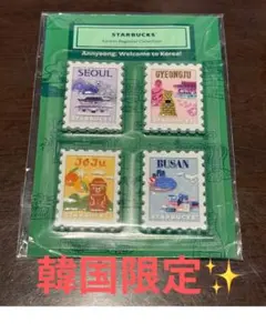【新品未開封】【非売品】スターバックス スタバ 韓国限定 マグネットセット