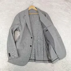 XL✨ユニクロ　感動ジャケット　グレンチェック　スリムフィット　ウールライク