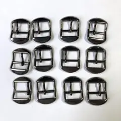バックル　美錠　尾錠　内径16mm 黒ニッケル