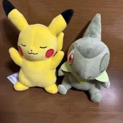 ピカチュウとキバゴのぬいぐるみセット