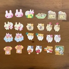 公*o様 シールフレーク　うさぎ　ハムスター　パンダ　平成レトロ　当時物
