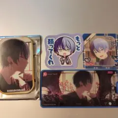 プロセカ 青柳冬弥まとめ売り 缶バッジ メモステ ステッカー