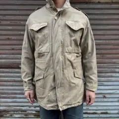90s M65 フィールドジャケット 米軍 ミリタリー L-R カーキ