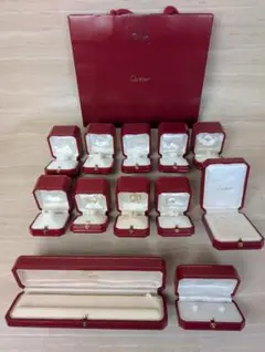 まとめ売り　Cartier　カルティエ　リング　ジュエリー　空き箱　ケース　袋