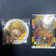 僕のヒーローアカデミア ジャンプGIGA カード＆缶バッジ ホークス