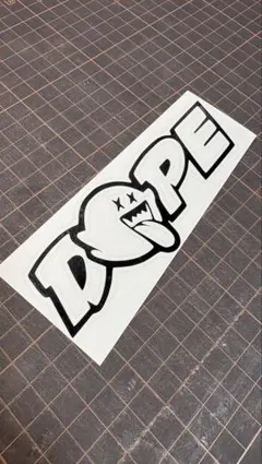 JDM ストリート ステッカー　DOPE 2枚セット