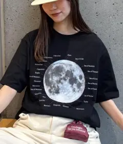 CIAOPANIC TYPY ムーンクレーター&アースロゴ プリント Teeのサムネイル