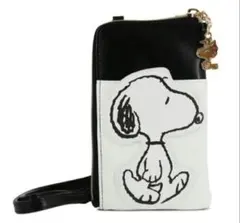【新品】peanuts　スヌーピー 　スマホショルダーバッグ　キャラクター
